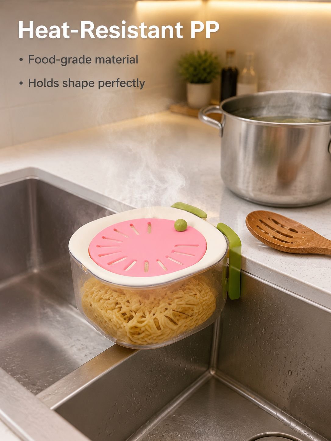Faucet sink fruit drain basket food grade drain basket