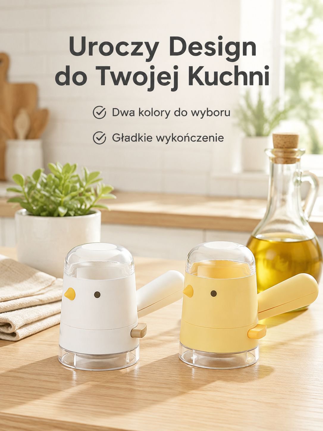 Dozownik soli i przypraw z precyzyjnym naciskiem