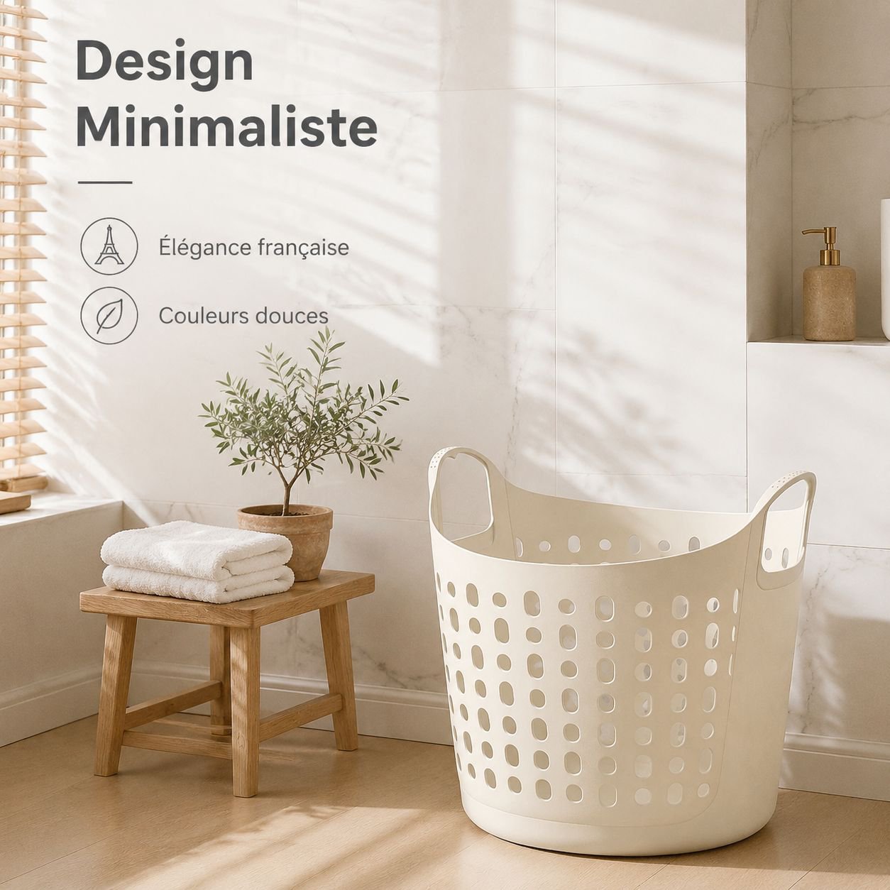 Panier à linge sale grande capacité pour la maison