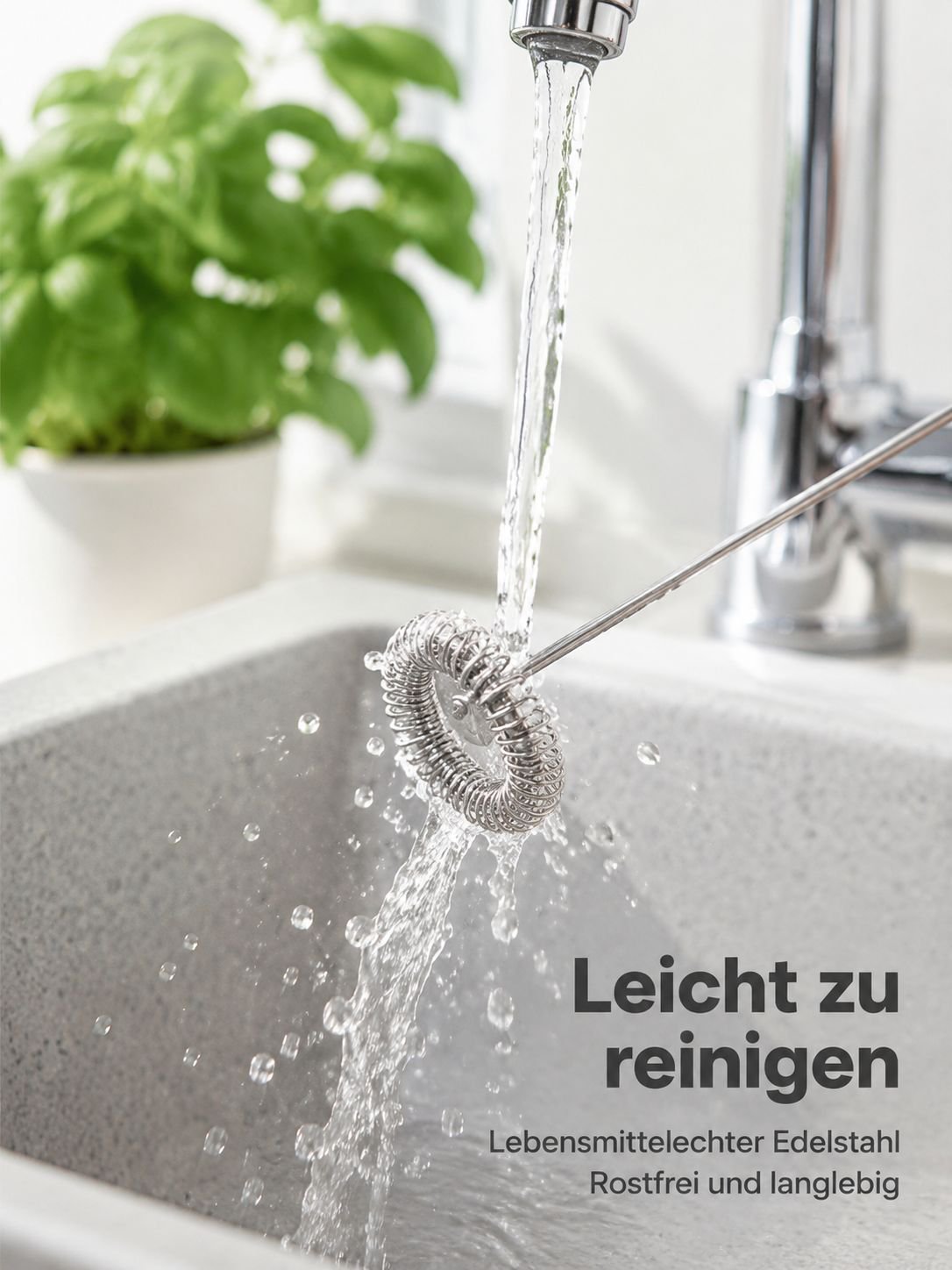 Multifunktionaler Handaufschäumer Sahnequirl