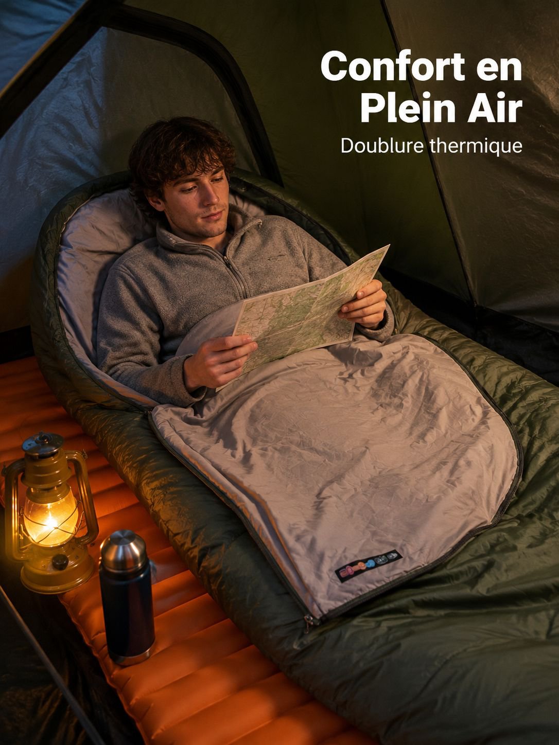 Mini sac de couchage adulte voyage alpinisme camping extérieur duvet coton sale sac de couchage lava