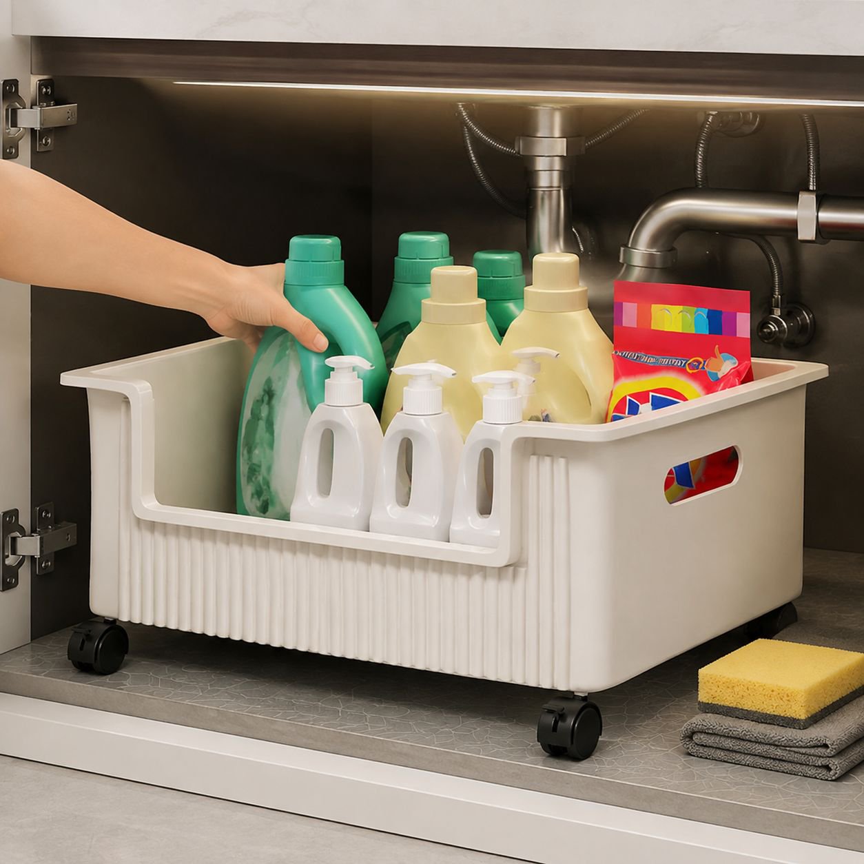 Bathroom Multi-functional Washing Machine Storage Rack