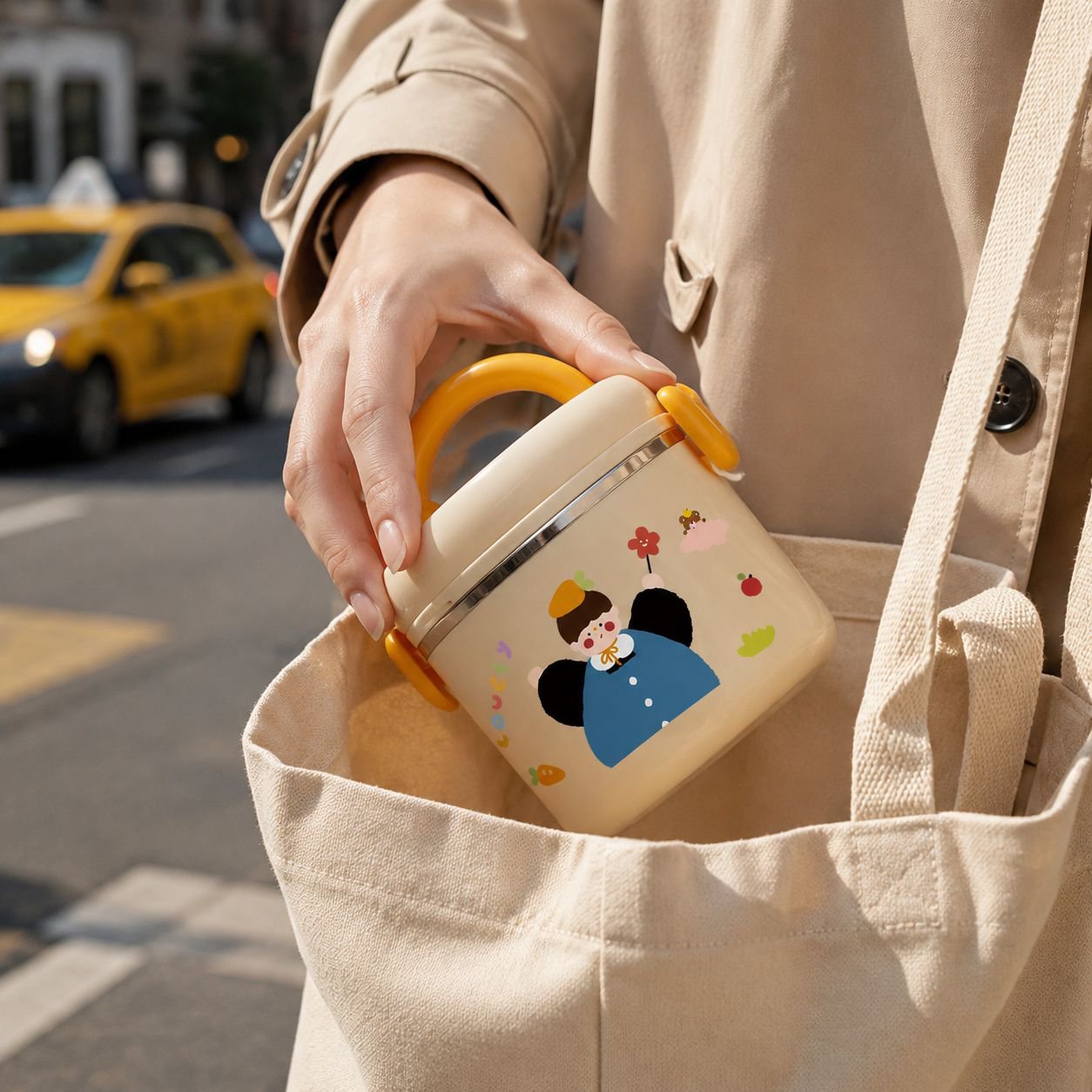Portable Insulated Lunch Box Lunch box Removable handle Long service life Safe and hygienic Ecofrien