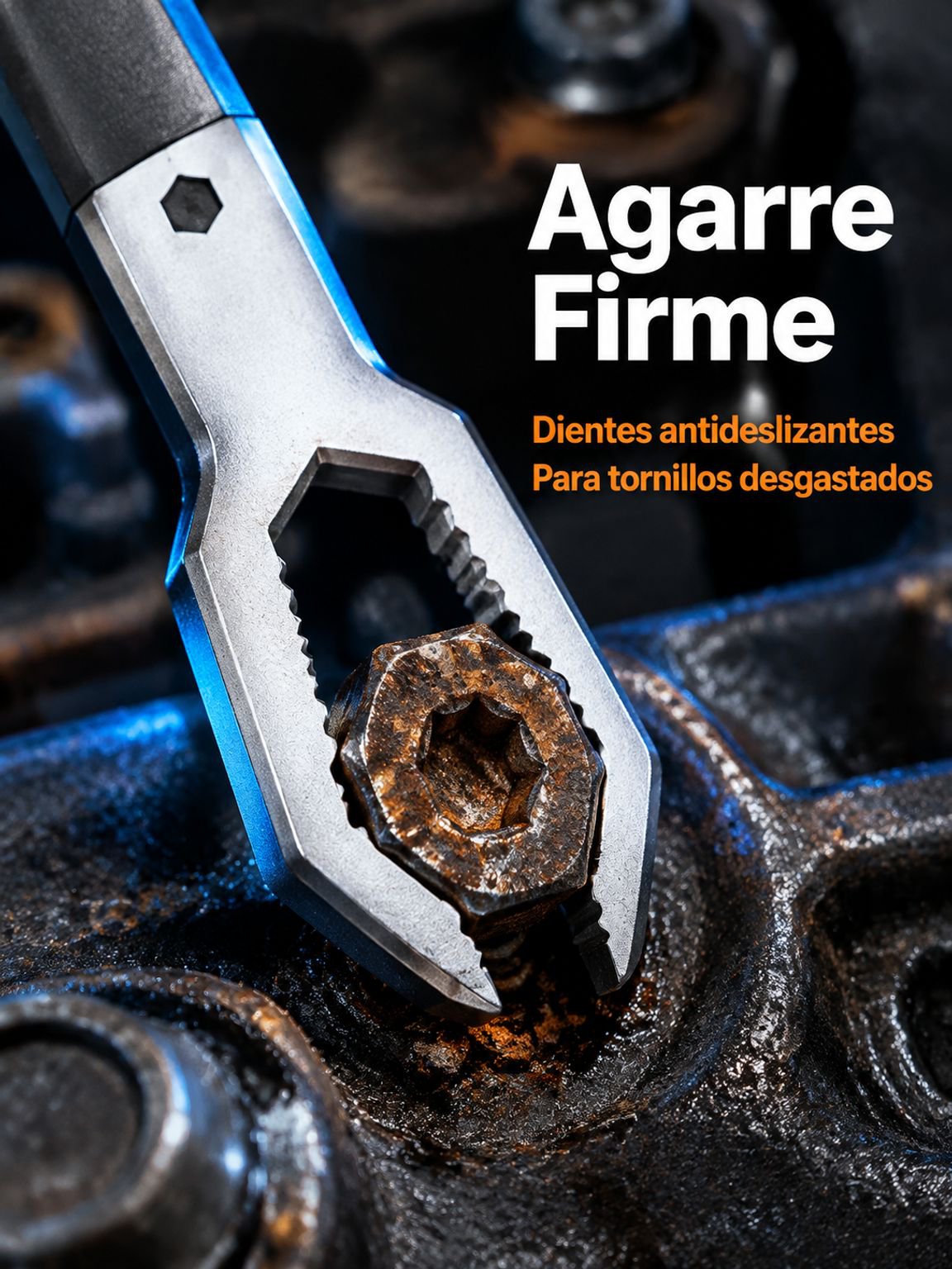 Llave multiusos de apriete rápido y doble extremo