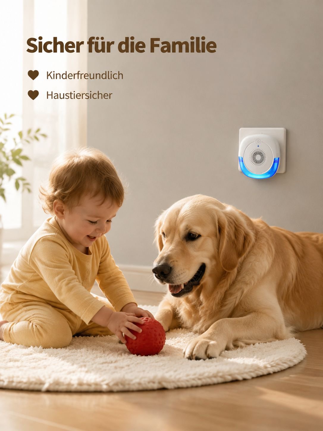 Multifunktionaler Ultraschall-Nager- und Insektenvertreiber für den Hausgebrauch