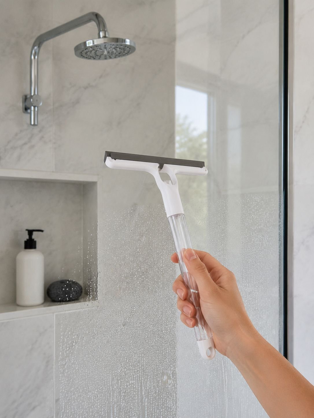 Accesorio de limpieza multiusos con diseño ergonómico