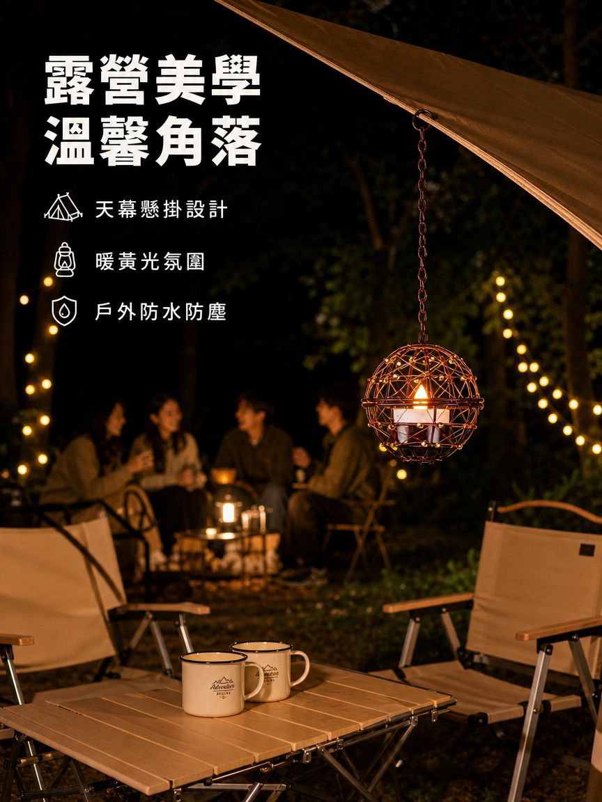 太陽能鐵藝庭院燈