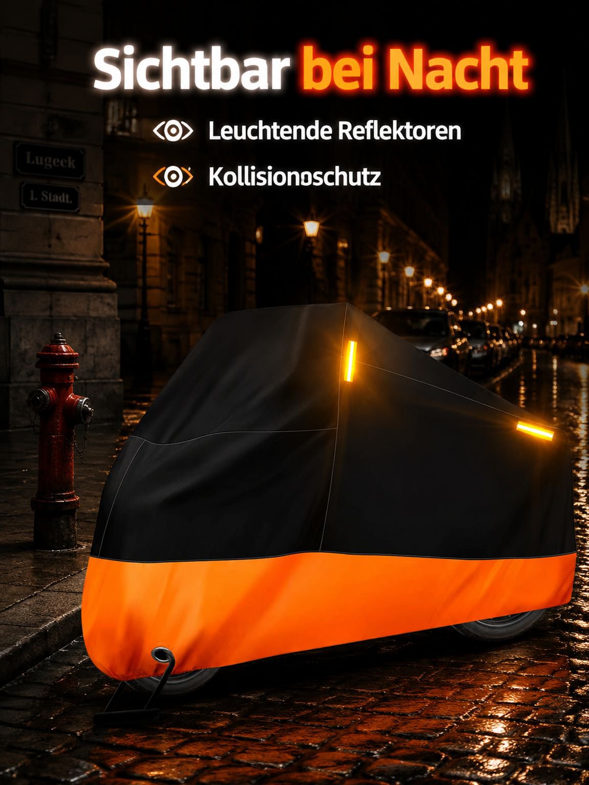 Wir bieten Motorradabdeckungen, Regenschutz und Sonnenschutz an.