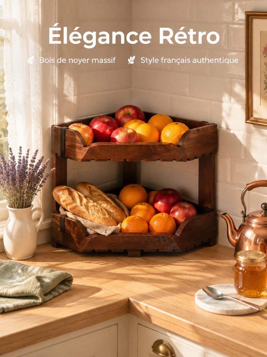 Étagère de rangement pour collations de cuisine