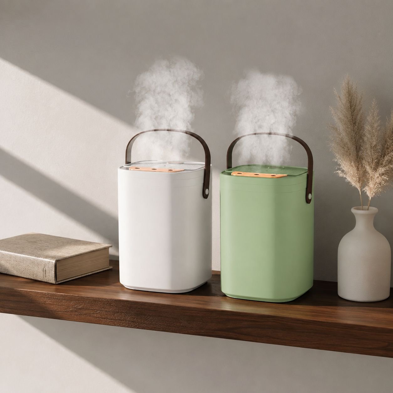 Portable humidifier for home and office use
