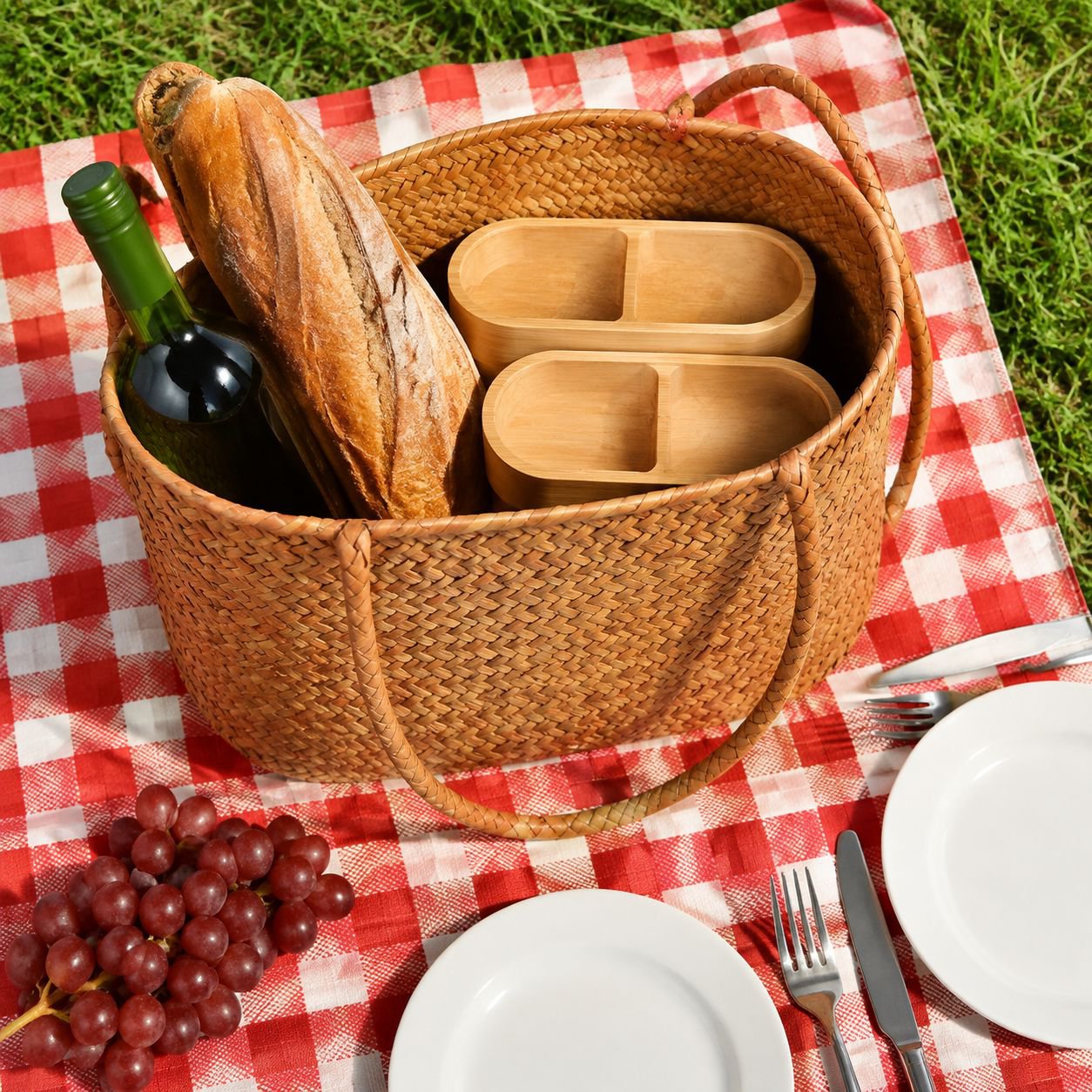 Decorative flower basket used in photo shoots