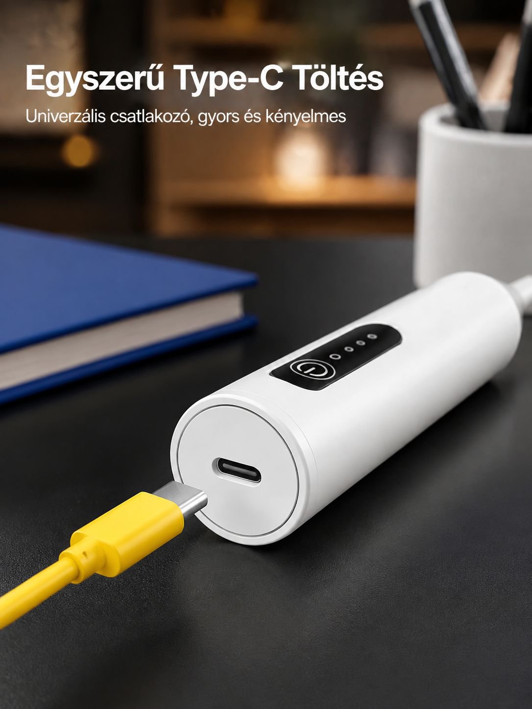 Elektromos tejhabosító USB töltéssel