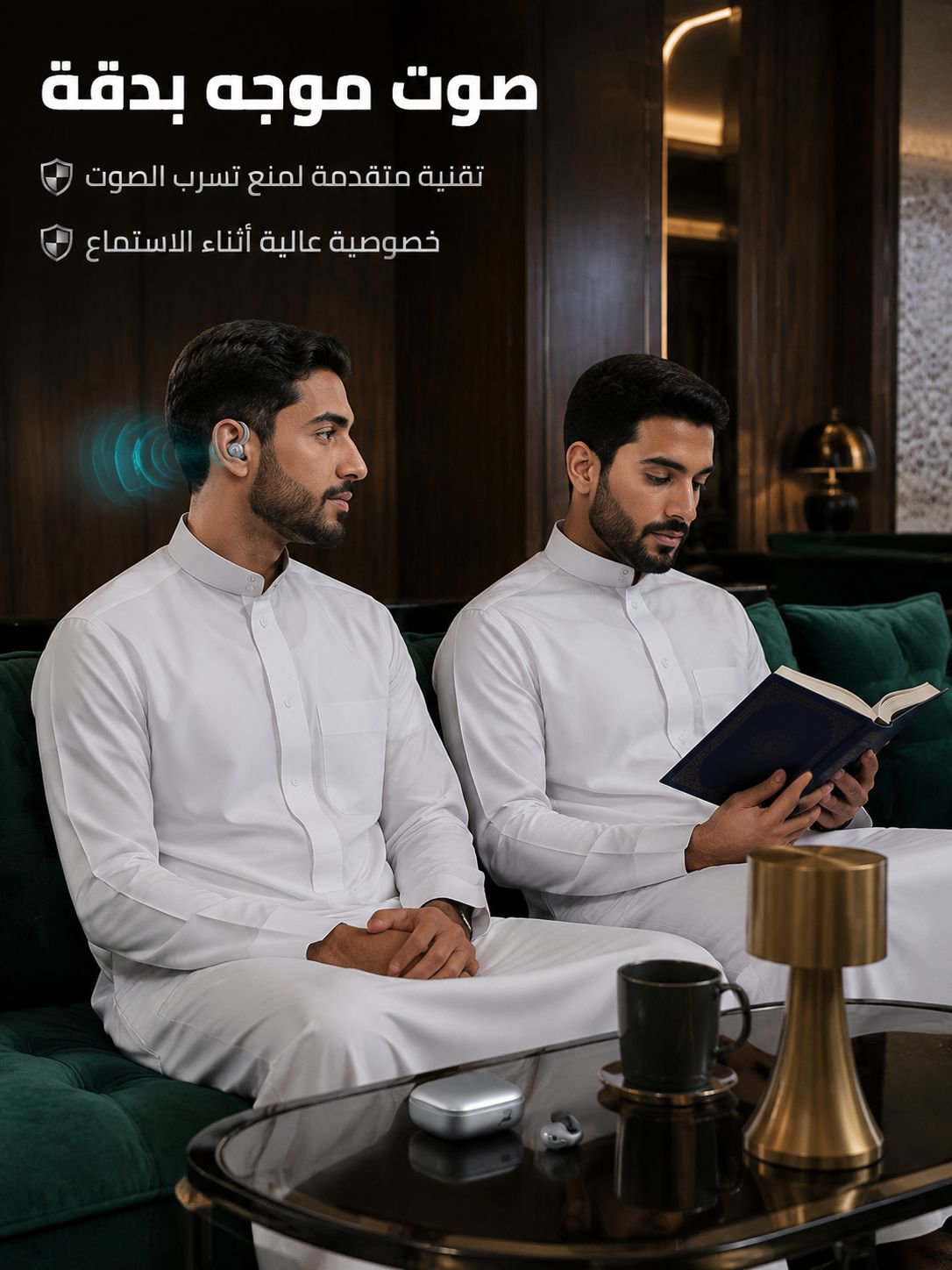 سماعات البلوتوث المانعة للضوضاء (لا تأخير في الألعاب)