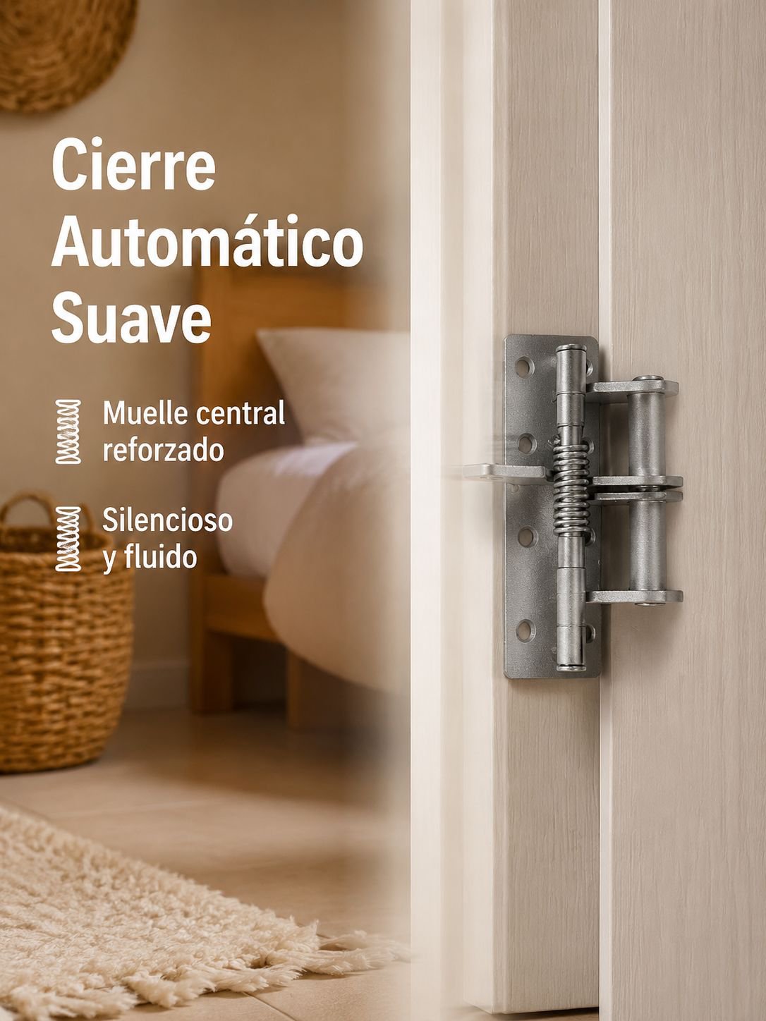 Bisagra de puerta multifuncional