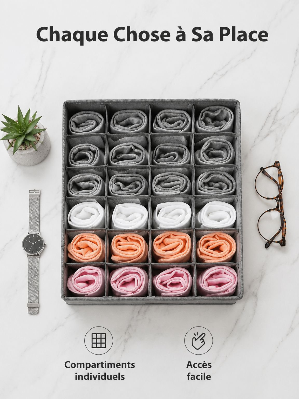 Boîte de rangement pour vêtements