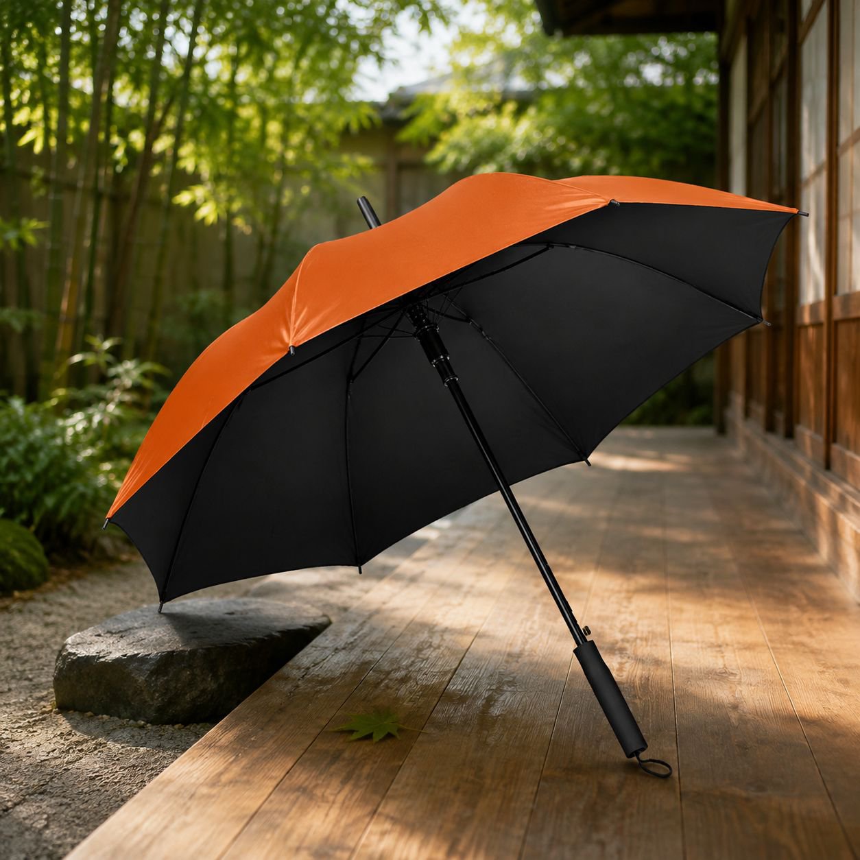 耐風UVカットゴルフ長傘 自動開閉 晴雨兼用傘