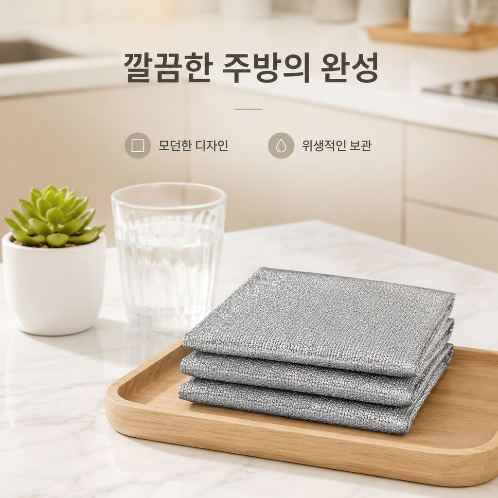 주방용 철망 행주