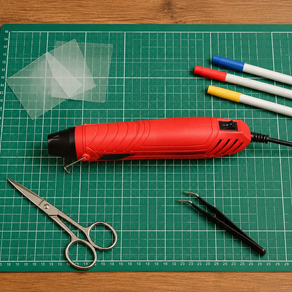 Mini 300W Hot Air Gun, Lightweight (approx. 281g), with Stand Ring and Soft Handle, DIY Hot Air Gun 
