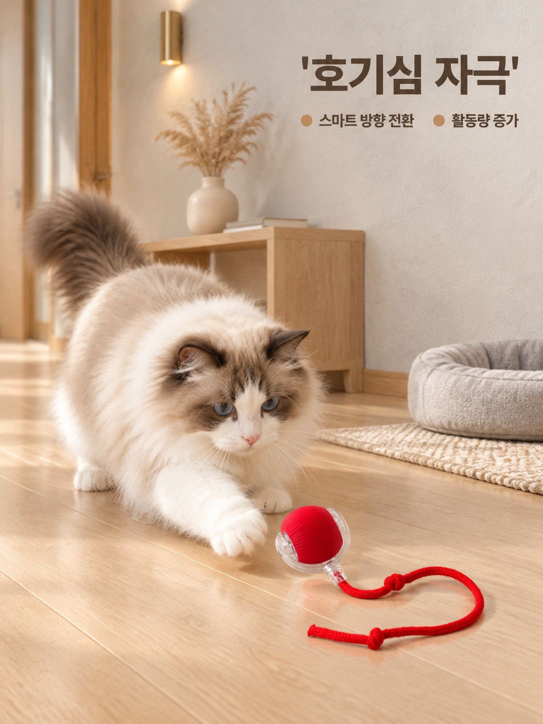 스마트 반려동물 고양이 강아지 놀이 공