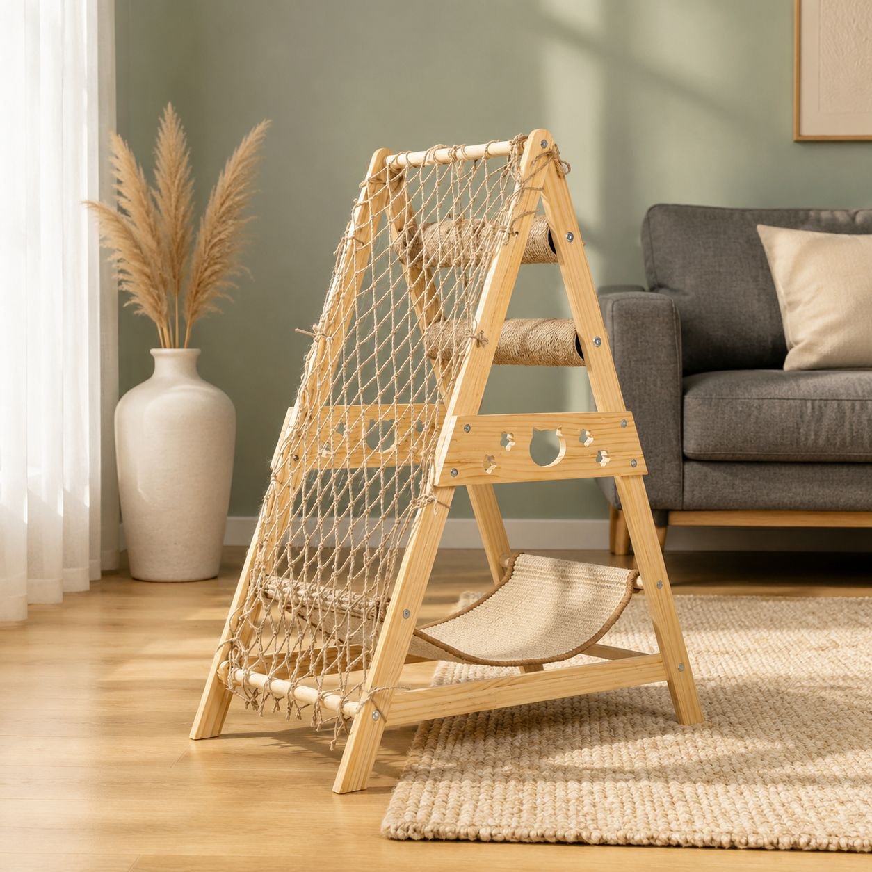 Cat climbing frame wearresistant scratching board