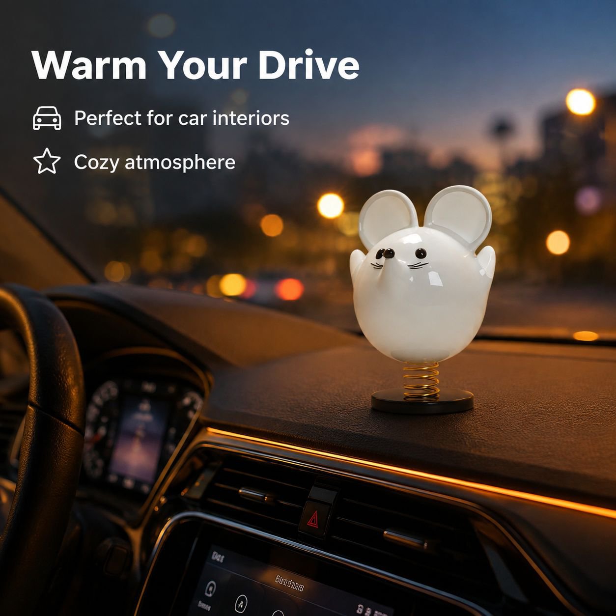 Cartoon Zodiac Resin Miniature Dory Car Interior Decoration