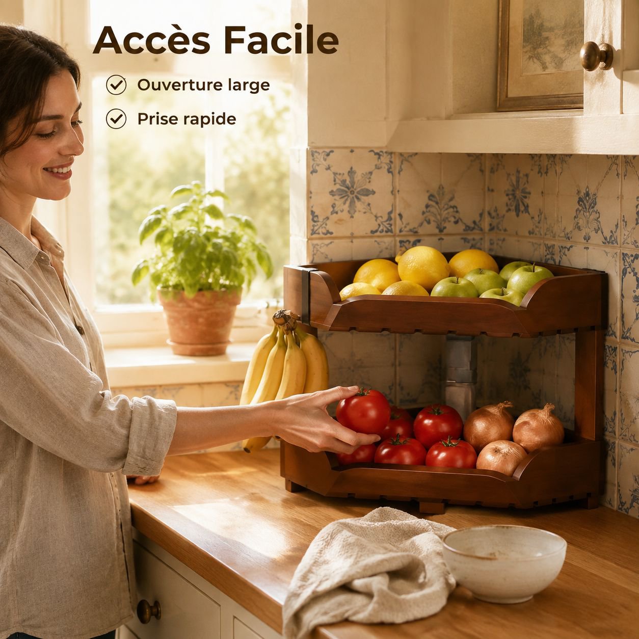 Étagère de rangement pour collations de cuisine