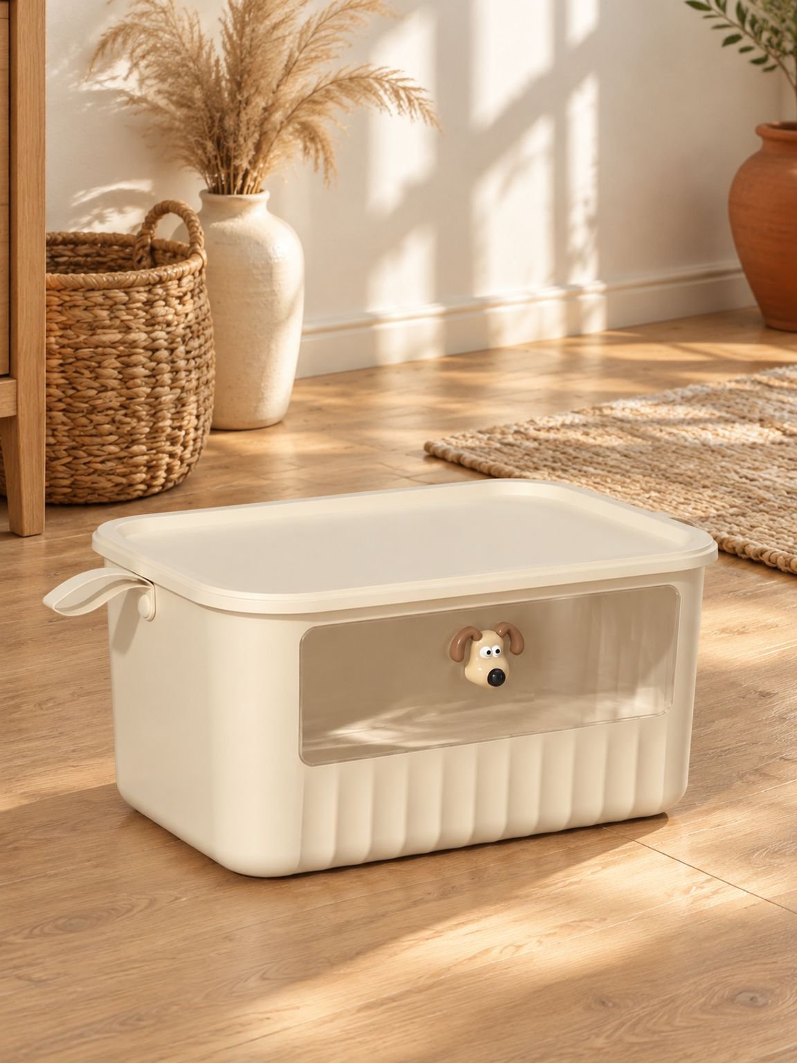 Caja organizadora portátil para juguetes y ropa