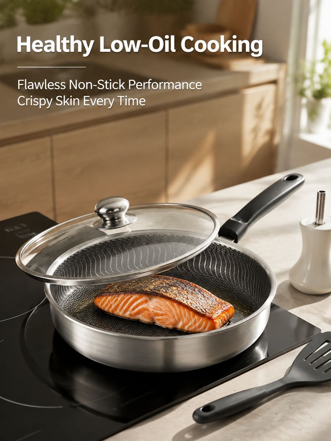 Germany made. Stainless steel frying pan