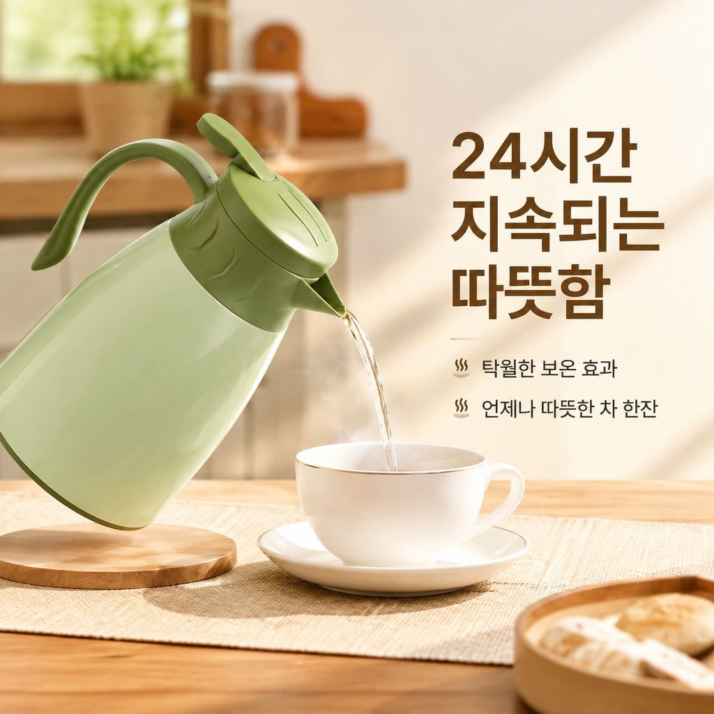 가정용 대용량 보온 물주전자 온수포트