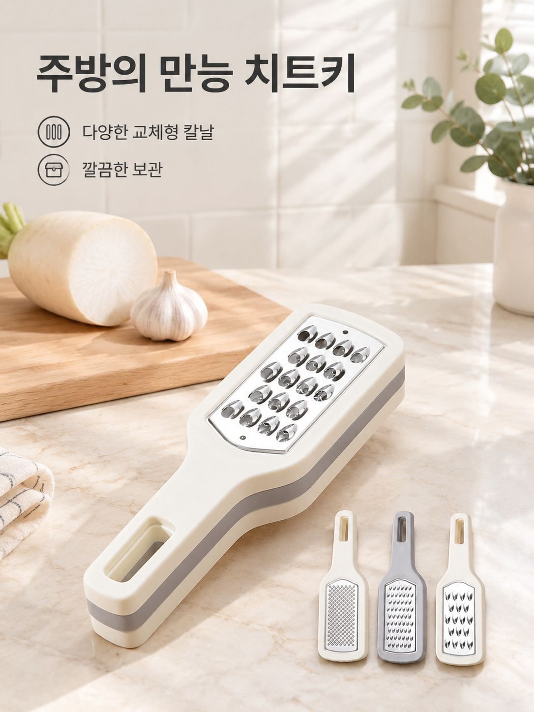 다용도 주방용 채칼 및 강판