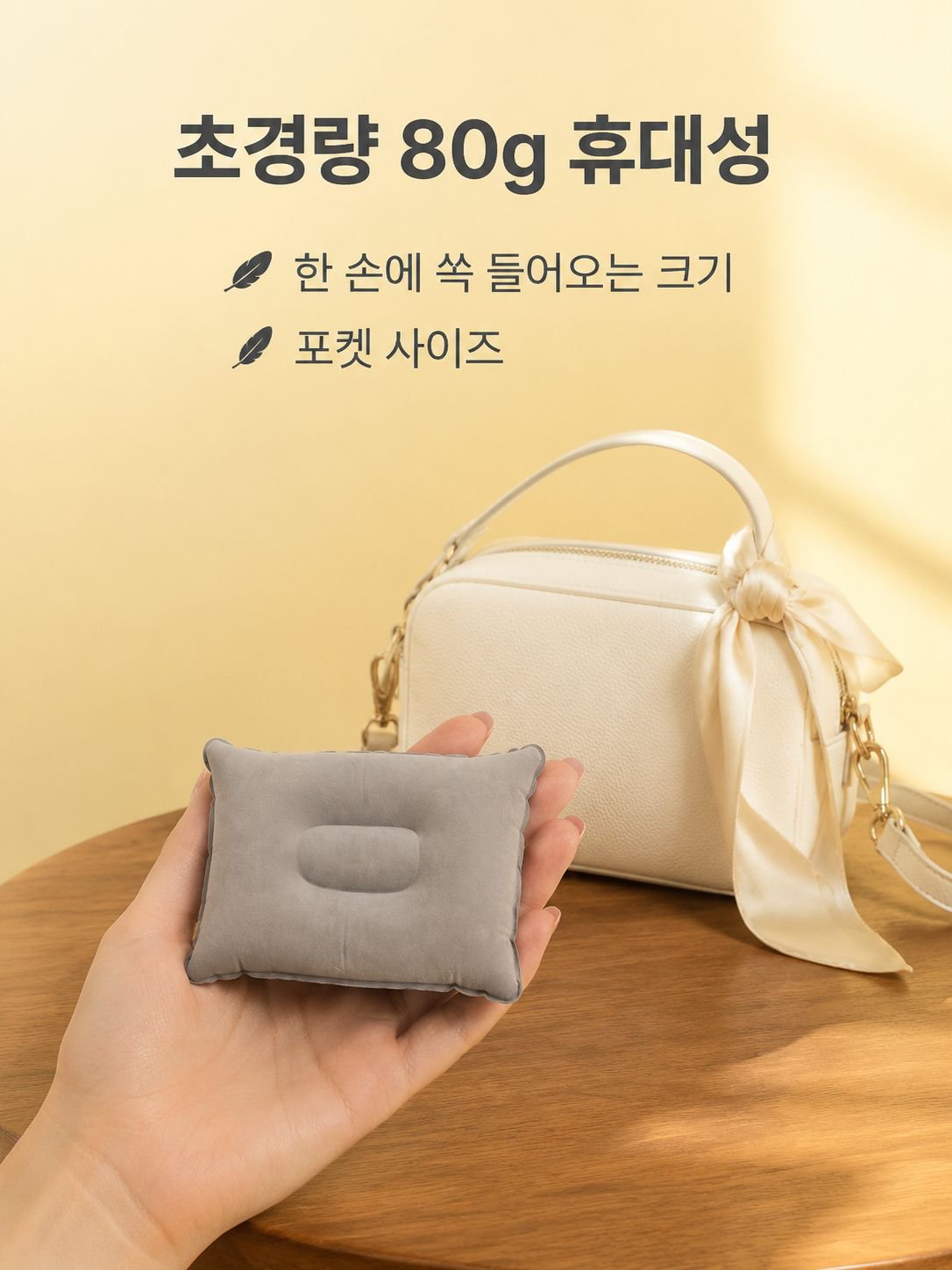 Portable Inflatable Neck Pillow