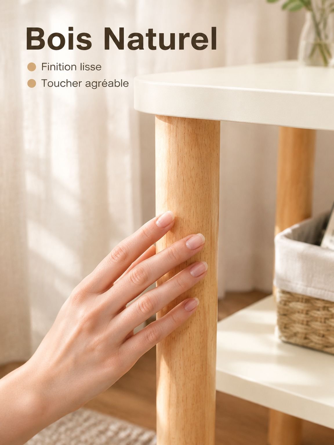 Table basse compacte pour espaces réduits