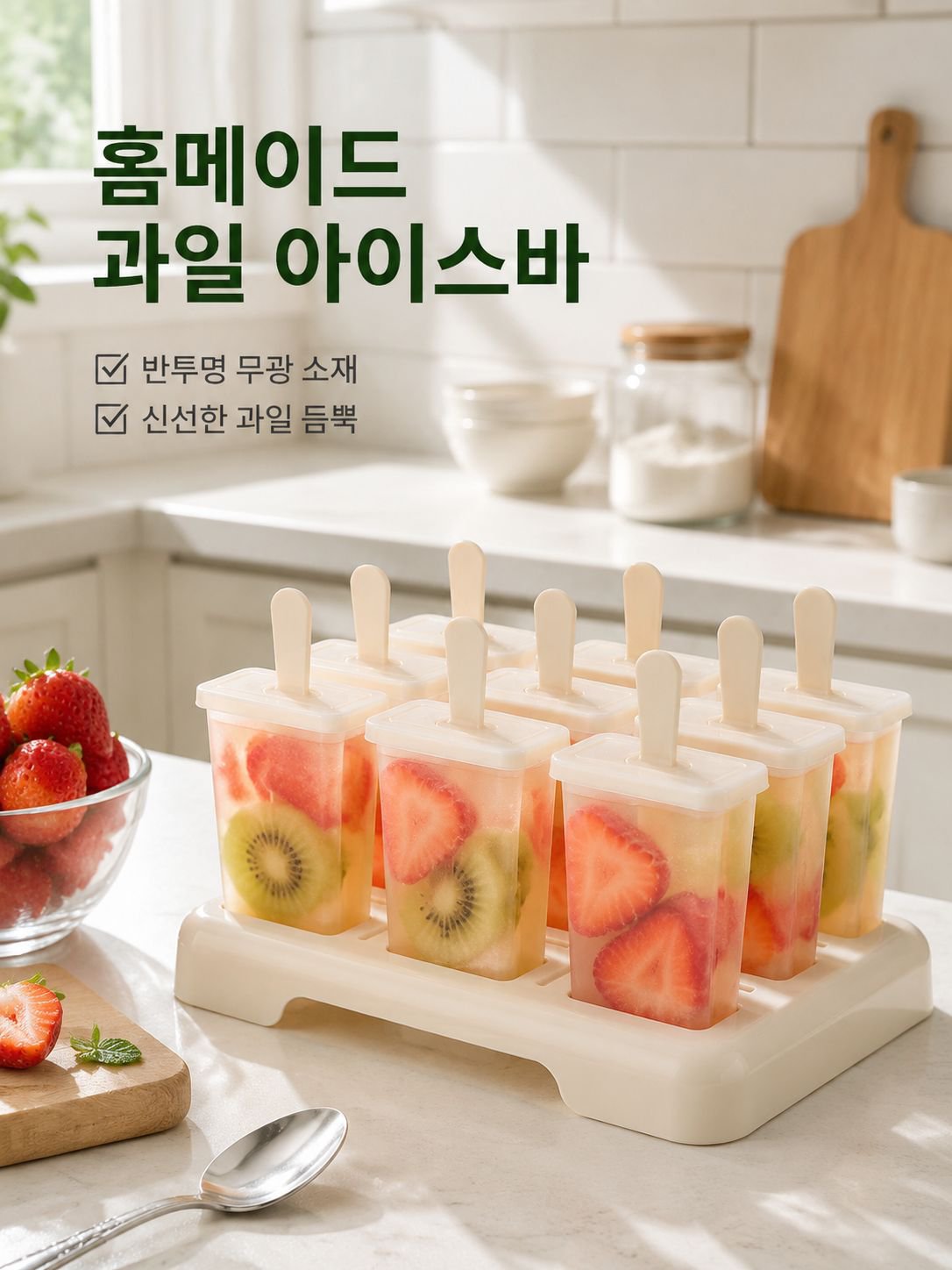 모양 몰드 아이스크림