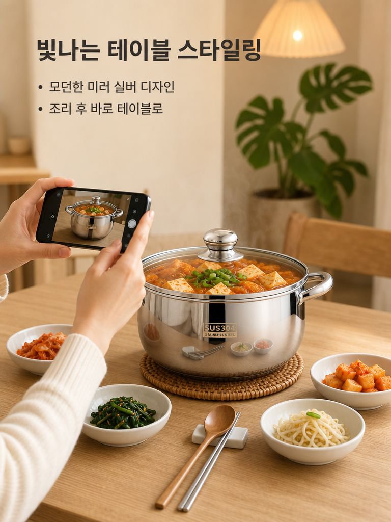 스테인리스 스틸 냄비