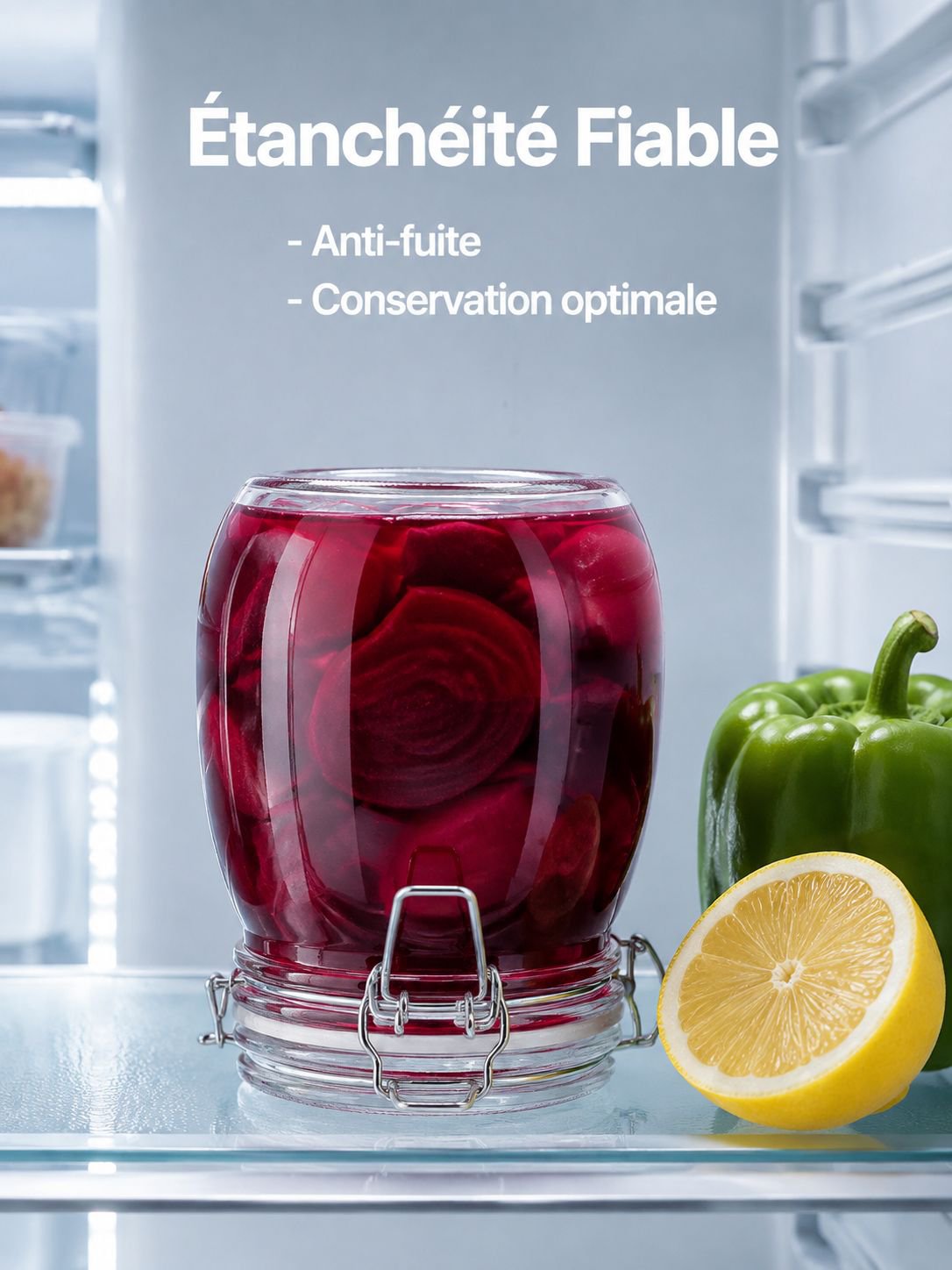 Bocal de conservation alimentaire pour cuisine