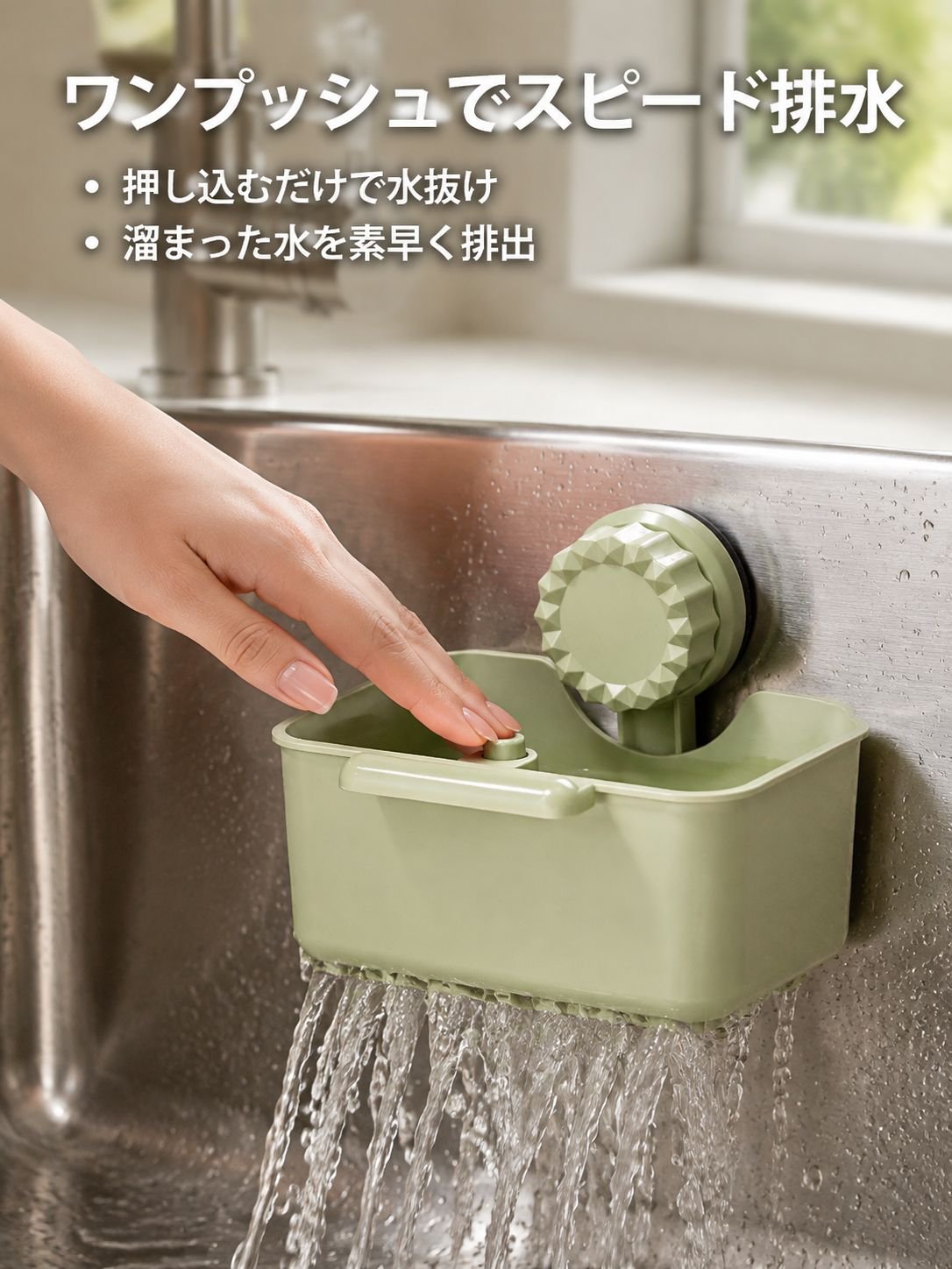 多機能シンク排水バスケット