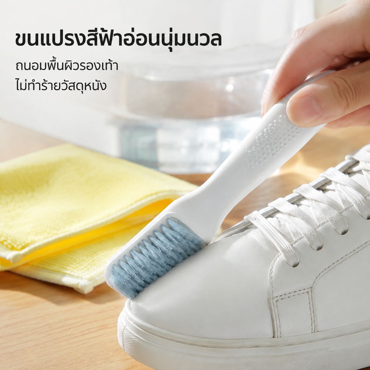 แปรงรองเท้าสำหรับซักผ้าและรองเท้า
