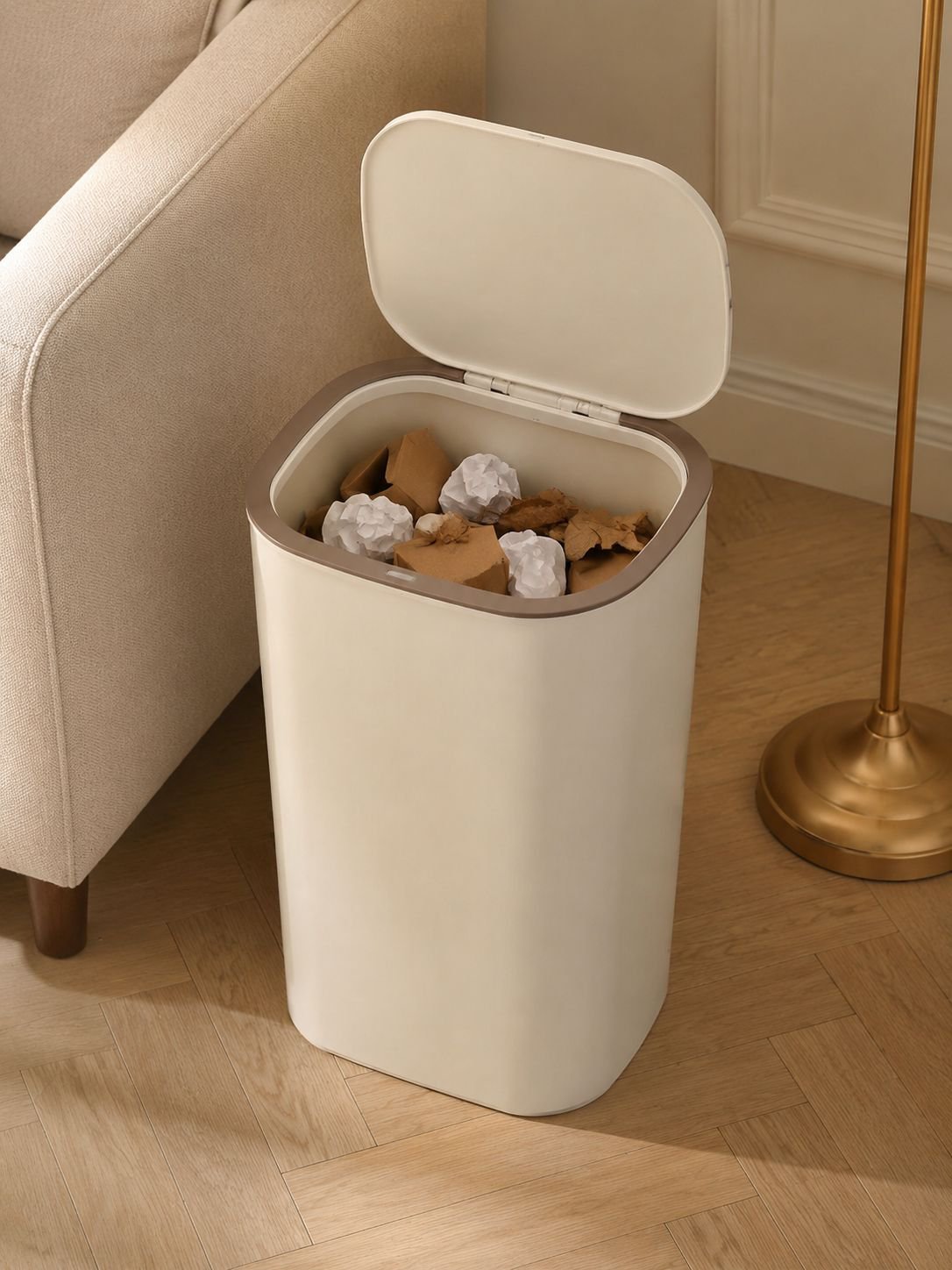 Poubelle anti-odeur grande capacité pour maison