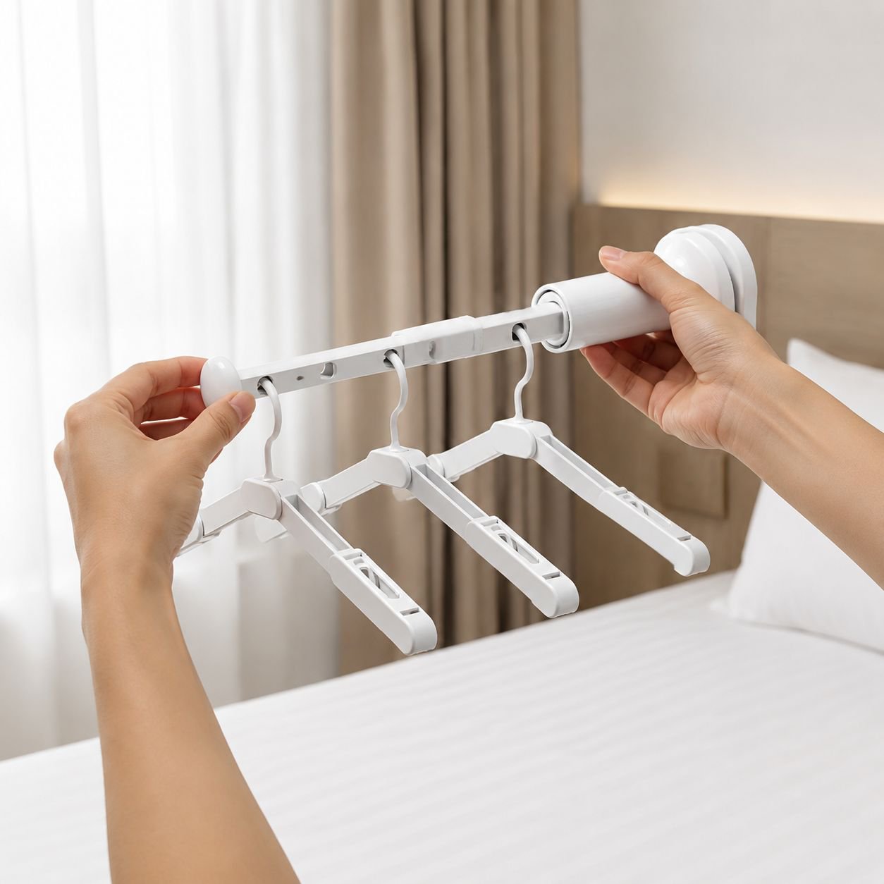 Porte-vêtements pliable et portable spécial voyage d'affaires et hôtel