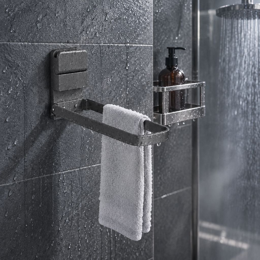 Suction Cup Towel Holder (No Drilling Required)