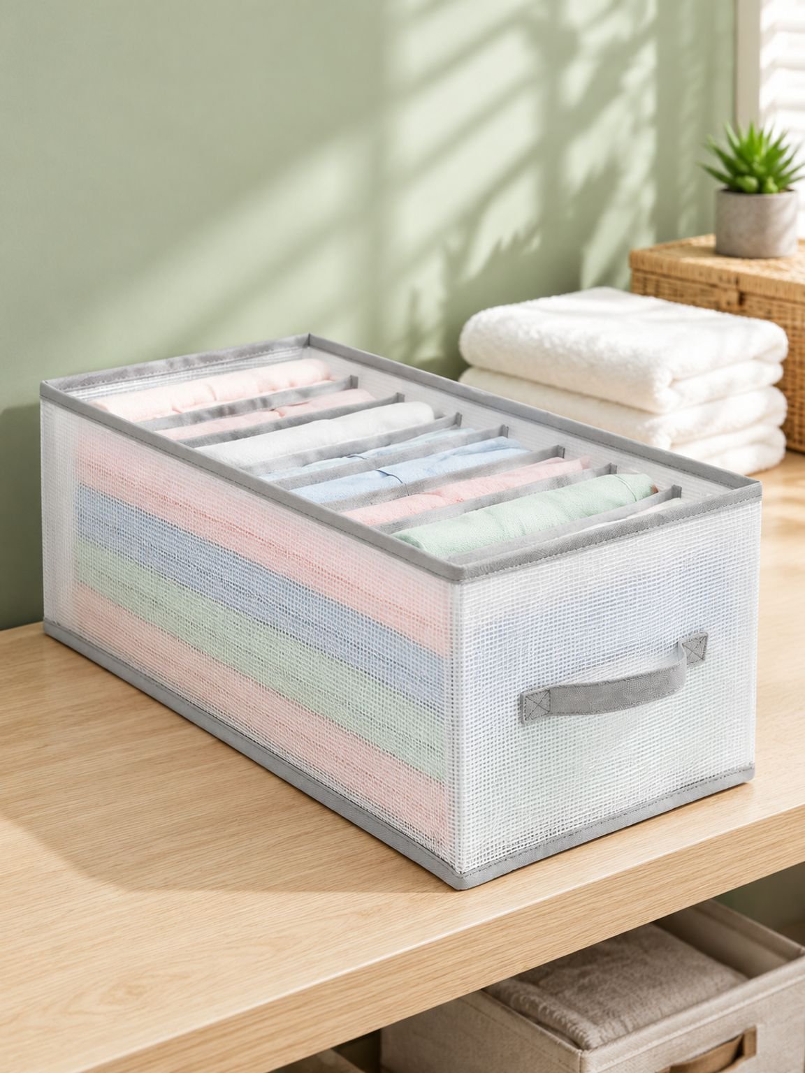 Wardrobe Drawer Organizer Storage Box