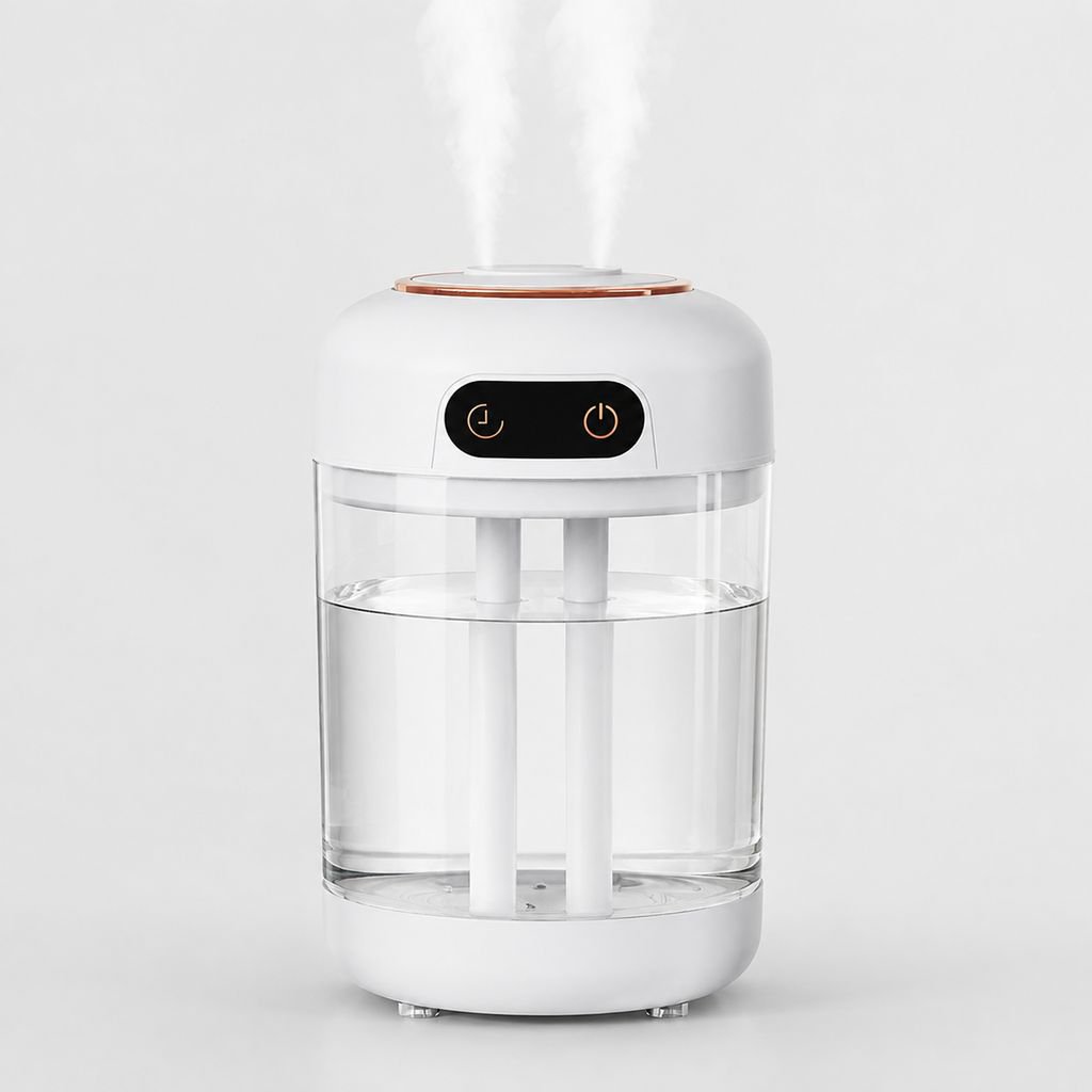 Humidificador de 4.5 litros con doble salida, control remoto y función de temporizador