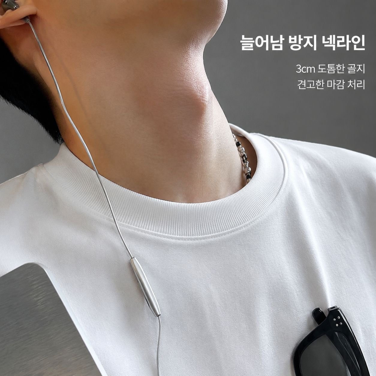 남성 순면 힙합 티셔츠