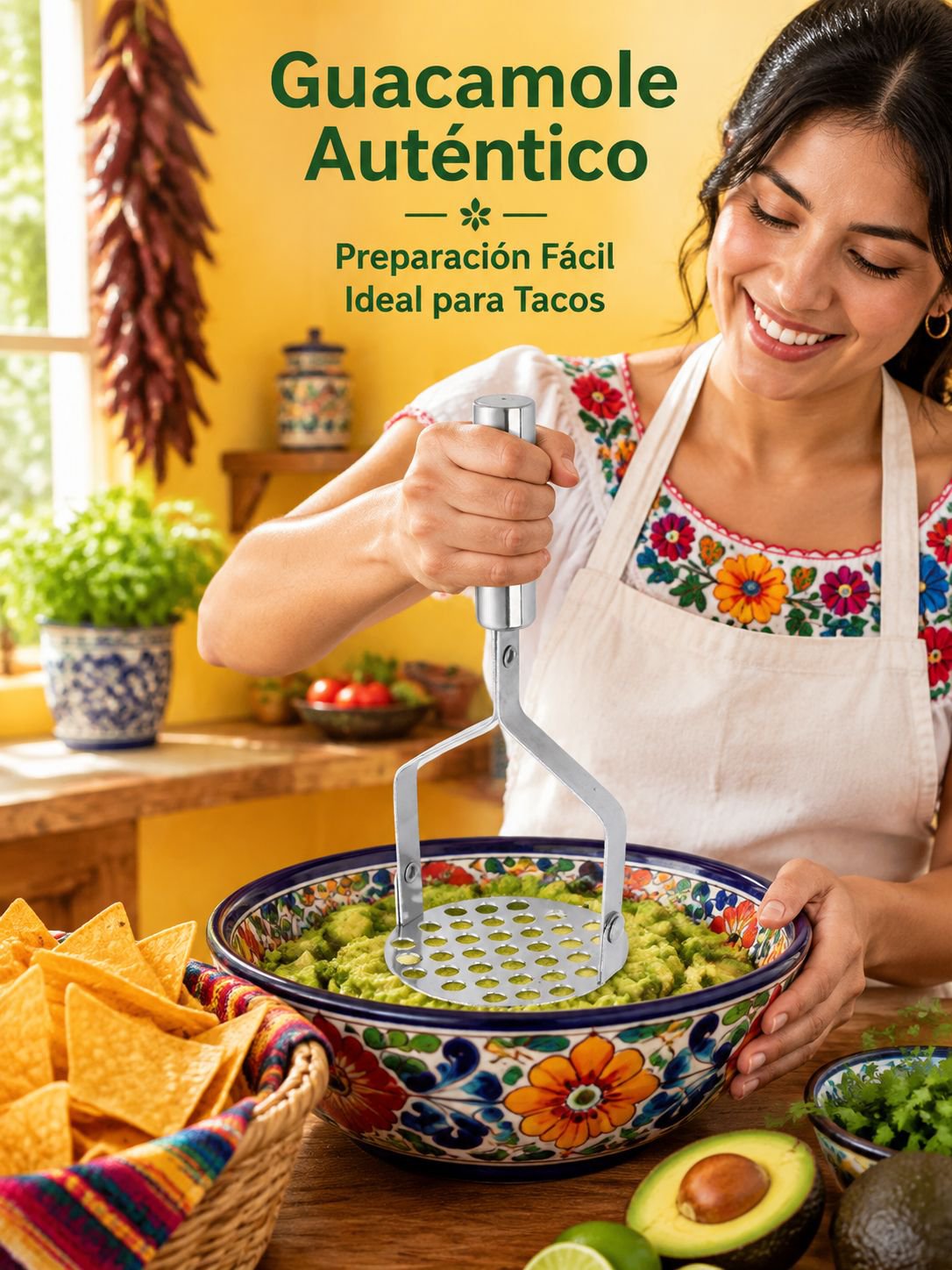 Herramienta multifuncional para triturar patatas y ajo
