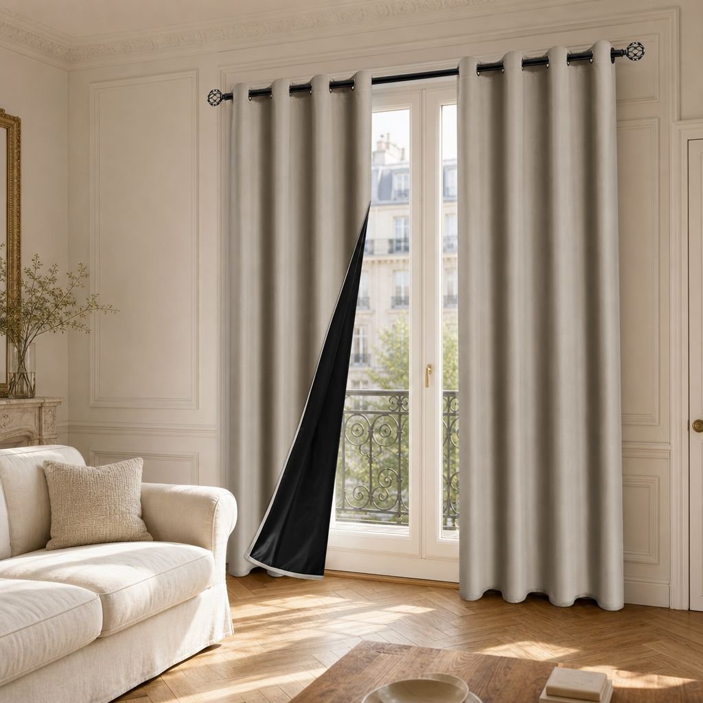 Rideaux occultants Spring Yafang, protection contre la chaleur et les UV