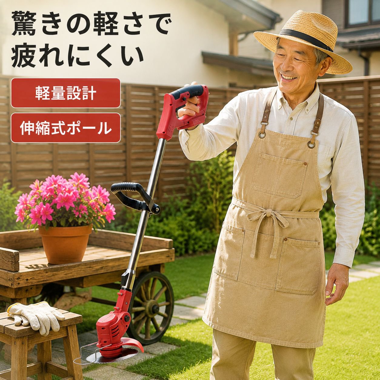 家庭用ハンディ高出力リチウム草刈機
