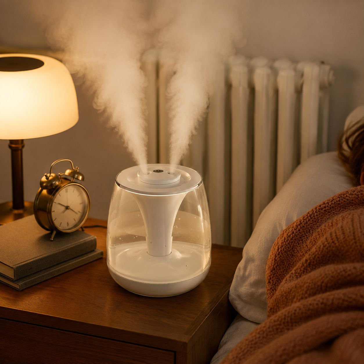 Humidificador de doble pulverización de gran niebla para interiores, pequeño y portátil con USB