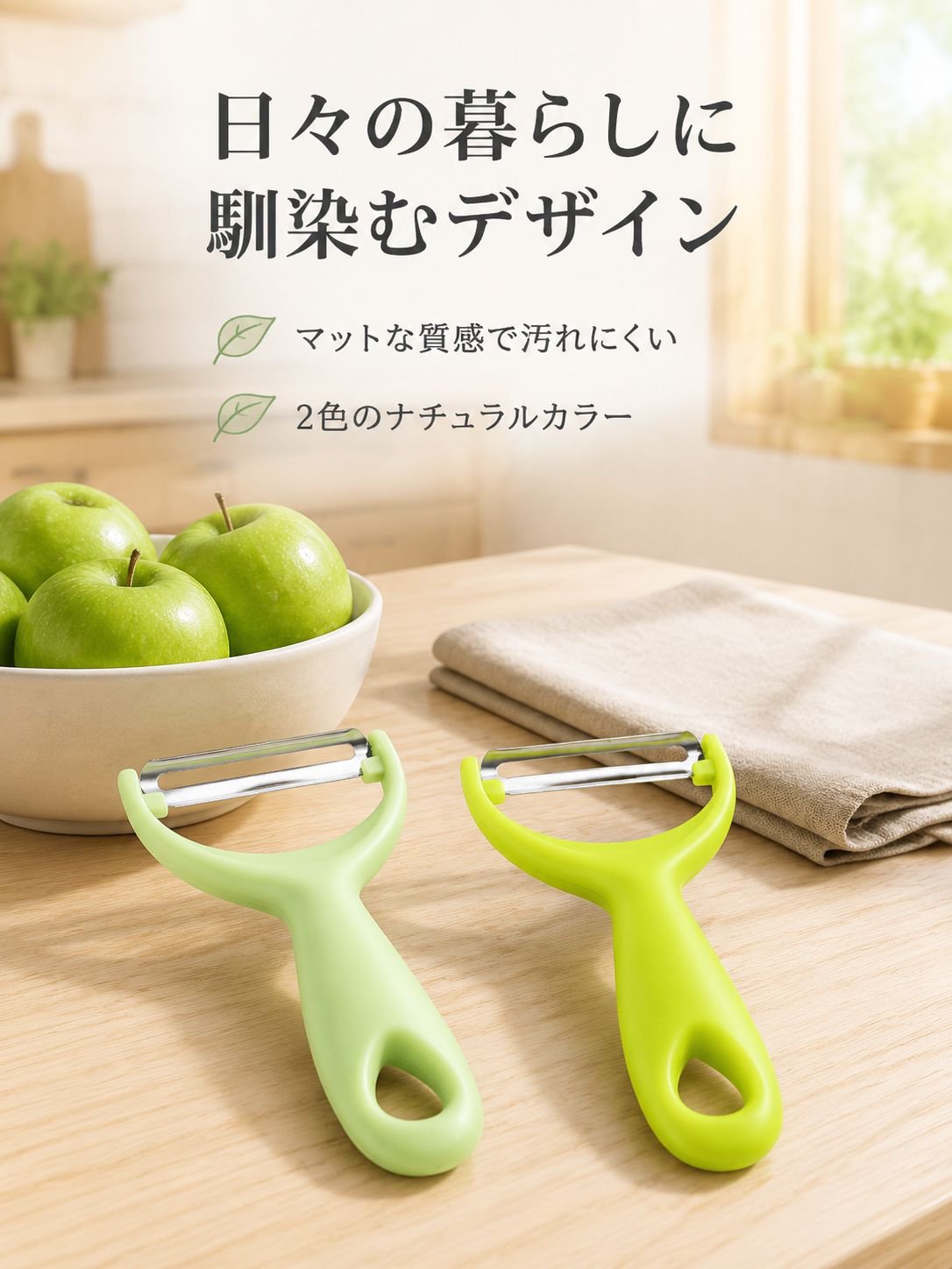果物と野菜の皮むき器