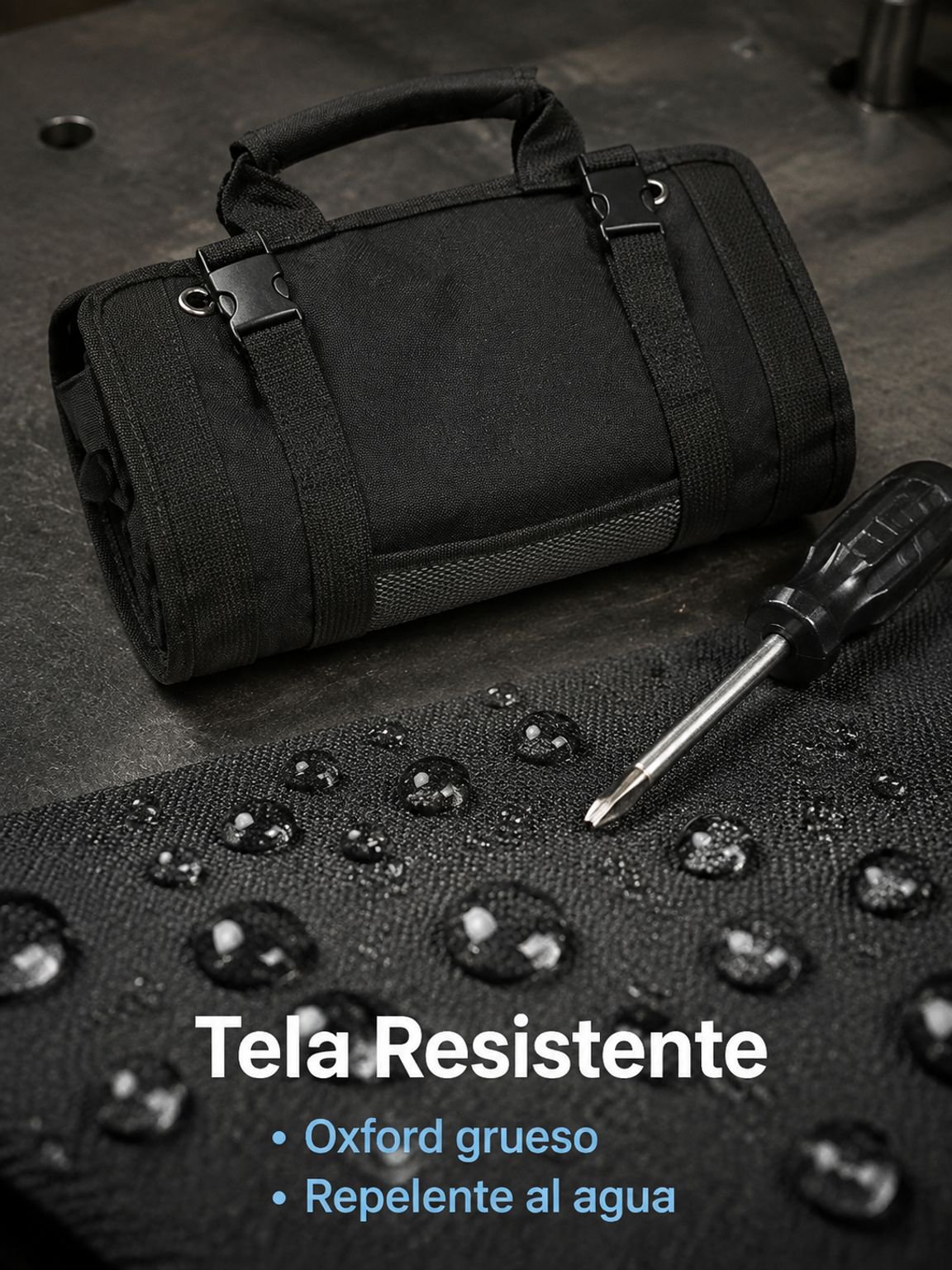 Bolsa de herramientas multifuncional portátil, resistente y de gran capacidad