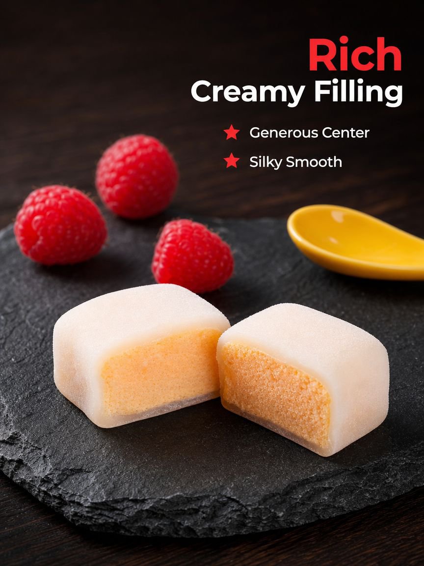 Trendy Snow Skin Mochi Cake